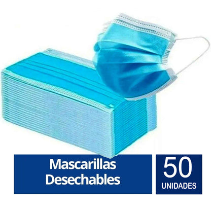 Mascarilla Quirurgica Desechable 50 Unid